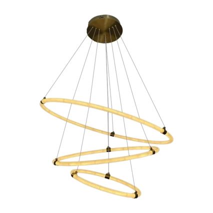 LED dæmpbar loftlampe på kabel LED/45W/230V 3000-6500K Ø 80 cm + fjernbetjening