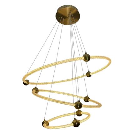 LED dæmpbar loftlampe på kabel LED/45W/230V 3000-6500K Ø 80 cm + fjernbetjening
