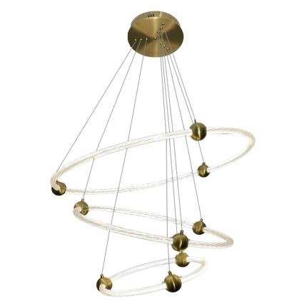 LED dæmpbar loftlampe på kabel LED/45W/230V 3000-6500K Ø 80 cm + fjernbetjening