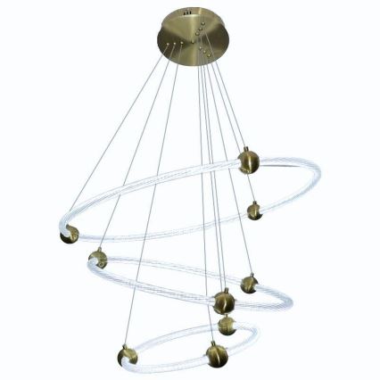 LED dæmpbar loftlampe på kabel LED/45W/230V 3000-6500K Ø 80 cm + fjernbetjening
