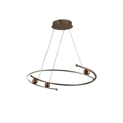 LED dæmpbar loftlampe på kabel LED/50W/230V 3000-6500K Ø 60 cm + fjernbetjening
