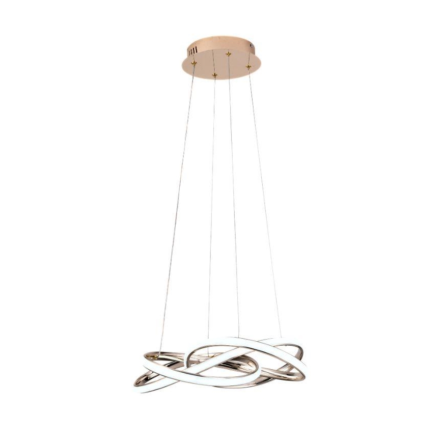 LED dæmpbar loftlampe på kabel LED/65W/230V 3000-6500K Ø 48 cm guld + fjernbetjening