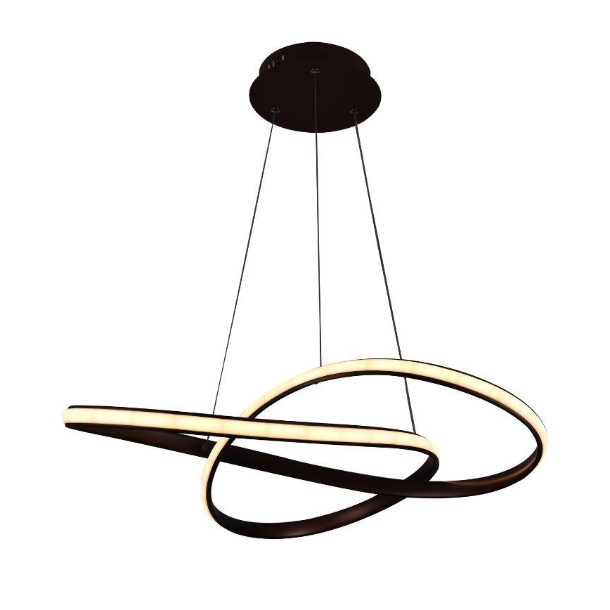 LED dæmpbar loftlampe på kabel LED/70W/230V 3000-6500K Ø 60 cm + fjernbetjening