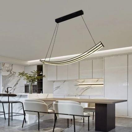 LED dæmpbar loftlampe på kabel LED/70W/230V 3000-6500K + fjernbetjening