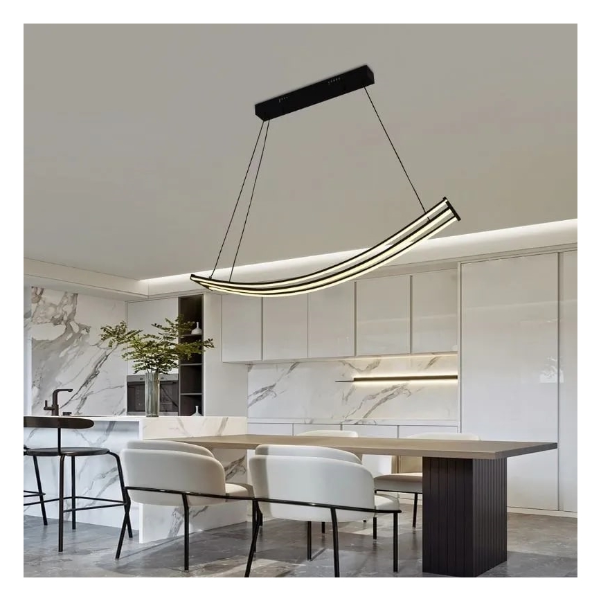 LED dæmpbar loftlampe på kabel LED/70W/230V 3000-6500K + fjernbetjening