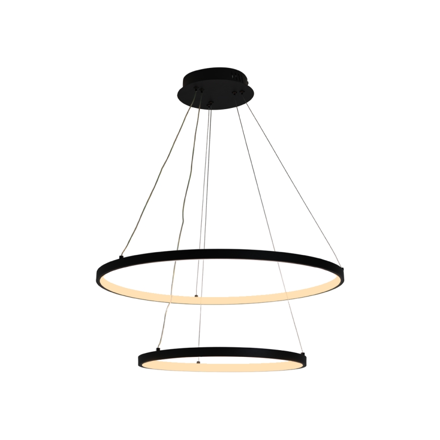 LED dæmpbar loftlampe på kabel LED/75W/230V 3000-6500K Ø 60 cm + fjernbetjening
