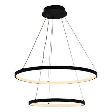 LED dæmpbar loftlampe på kabel LED/75W/230V 3000-6500K Ø 60 cm + fjernbetjening