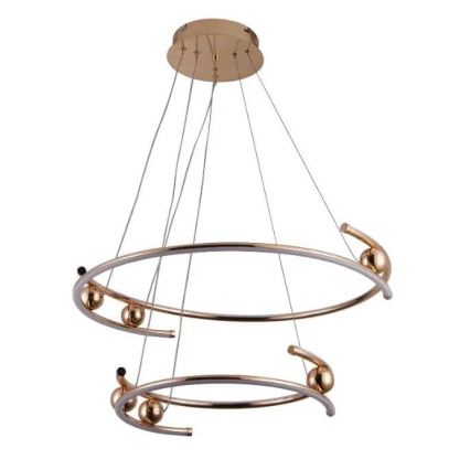 LED dæmpbar loftlampe på kabel LED/80W/230V 3000-6500K Ø 60 cm + fjernbetjening