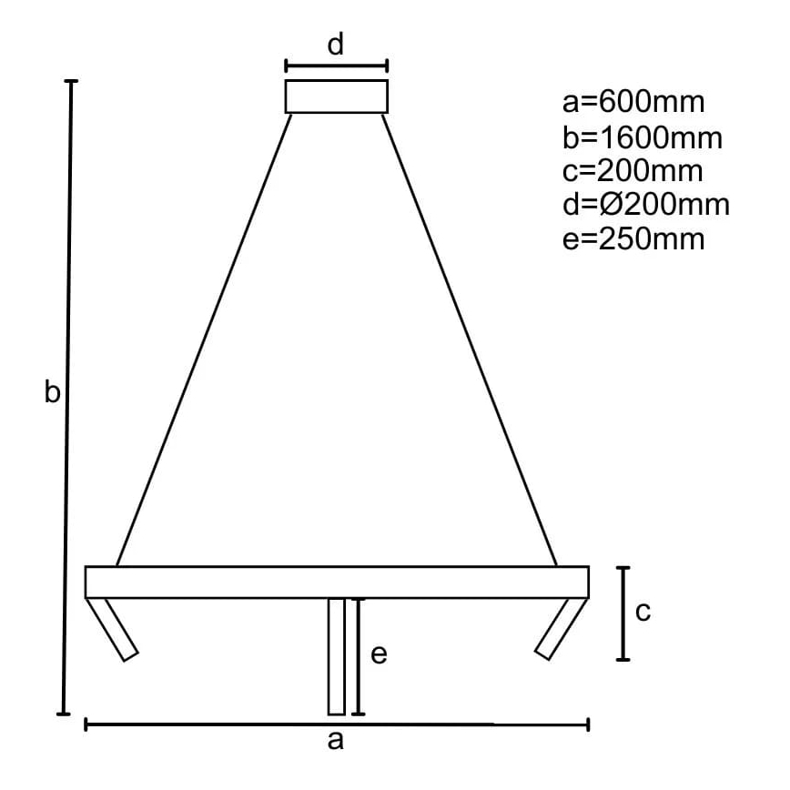 LED dæmpbar loftlampe på kabel LED/85W/230V 3000-6500K + fjernbetjening