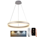 LED dæmpbar loftlampe på kabel LED/85W/230V 3000-6500K Ø 60 cm + fjernbetjening