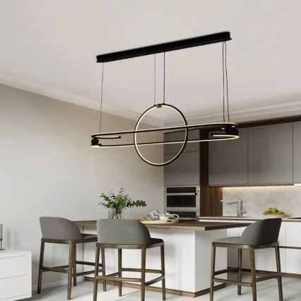 LED dæmpbar loftlampe på kabel LED/95W/230V 3000-6500K + fjernbetjening