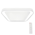 LED Dæmpbar loftlampe QUADRO LED/66W/230V 3000-6000K hvid + fjernbetjening
