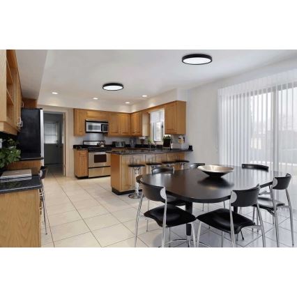 LED Dæmpbar loftlampe SAMER LED/40W/230V 2900-6000K + fjernbetjening