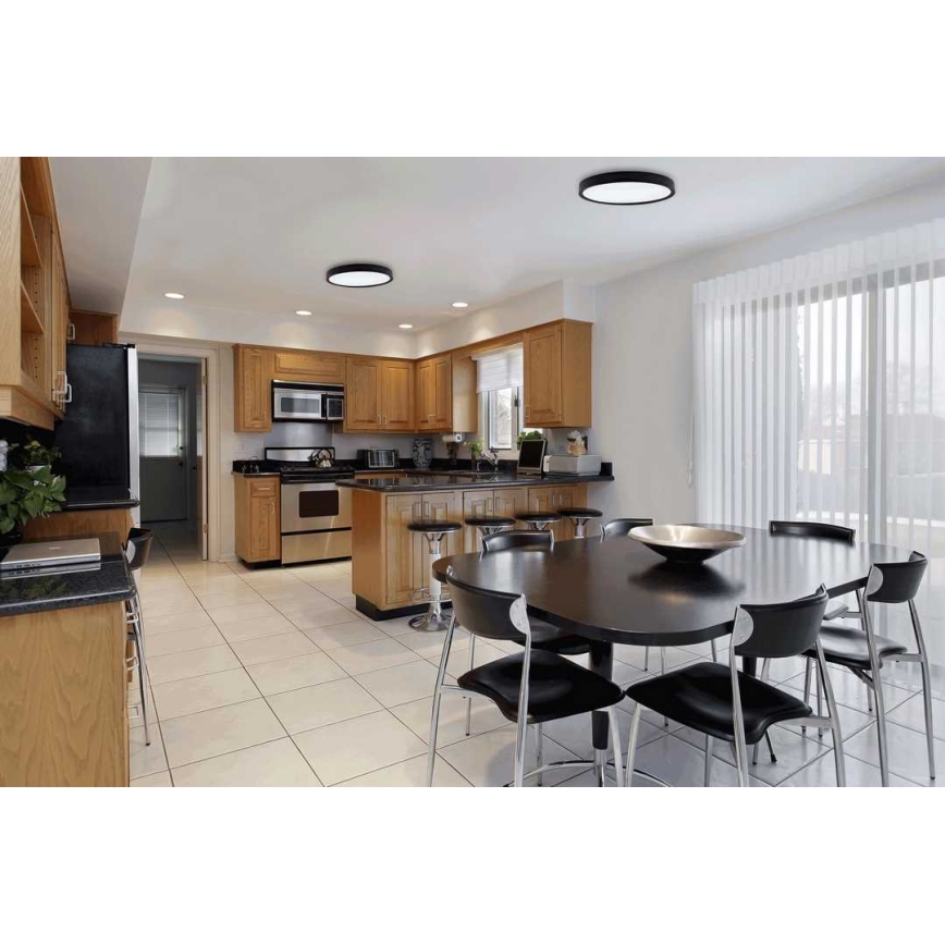 LED Dæmpbar loftlampe SAMER LED/40W/230V 2900-6000K + fjernbetjening