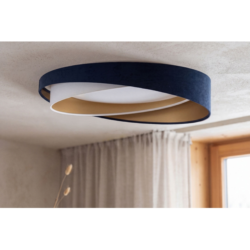 Dæmpbar LED-loftlampe SMART GALAXY MODERN LED/24W/230V 3000-6500K Ø 55 cm blå/hvid/guld + fjernbetjening