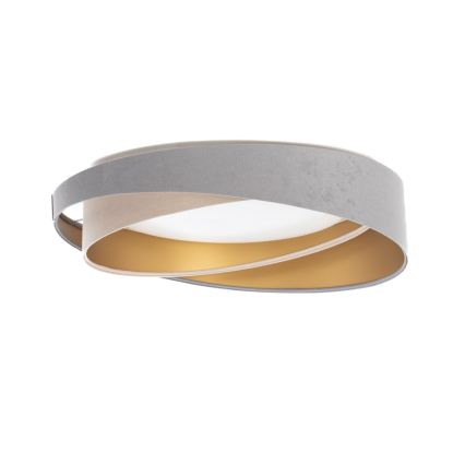 Dæmpbar LED-loftlampe SMART GALAXY MODERN LED/24W/230V 3000-6500K Ø 55 cm grå/beige/guld + fjernbetjening