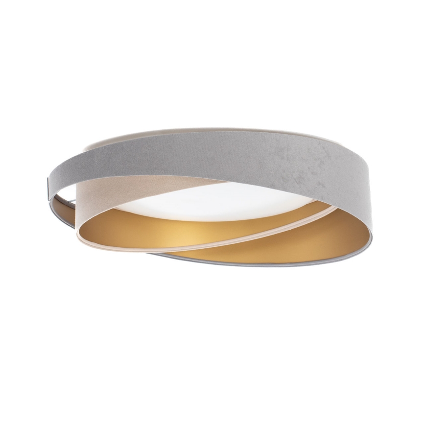 Dæmpbar LED-loftlampe SMART GALAXY MODERN LED/24W/230V 3000-6500K Ø 55 cm grå/beige/guld + fjernbetjening