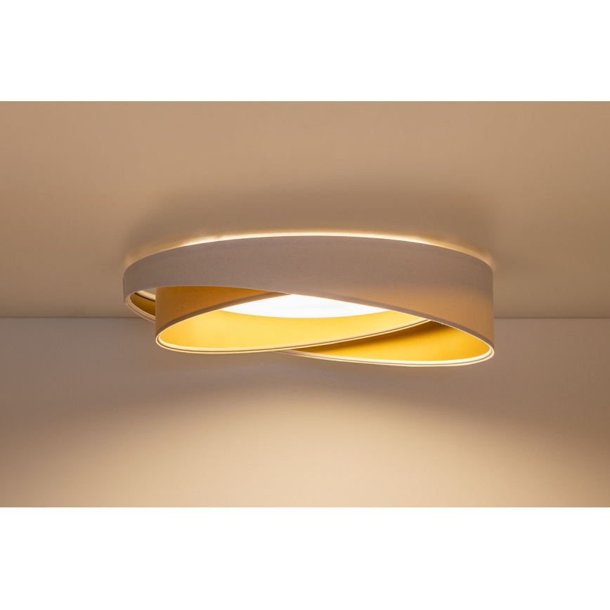 Dæmpbar LED-loftlampe SMART GALAXY MODERN LED/24W/230V 3000-6500K Ø 55 cm hvid/beige/guld + fjernbetjening