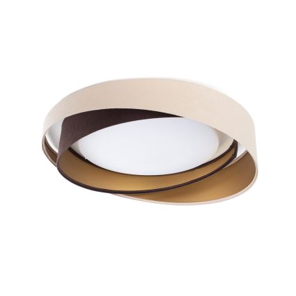 Dæmpbar LED-loftlampe SMART GALAXY MODERN LED/24W/230V 3000-6500K Ø 55 cm beige/brun/guld + fjernbetjening