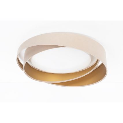 Dæmpbar LED-loftlampe SMART GALAXY MODERN LED/24W/230V 3000-6500K Ø 55 cm beige/guld + fjernbetjening