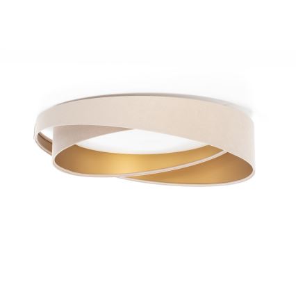 Dæmpbar LED-loftlampe SMART GALAXY MODERN LED/24W/230V 3000-6500K Ø 55 cm beige/guld + fjernbetjening
