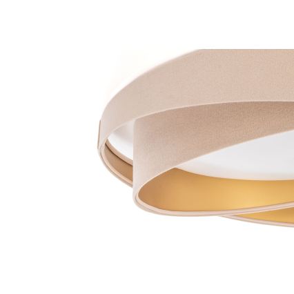 Dæmpbar LED-loftlampe SMART GALAXY MODERN LED/24W/230V 3000-6500K Ø 55 cm beige/guld + fjernbetjening
