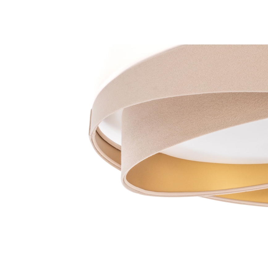 Dæmpbar LED-loftlampe SMART GALAXY MODERN LED/24W/230V 3000-6500K Ø 55 cm beige/guld + fjernbetjening