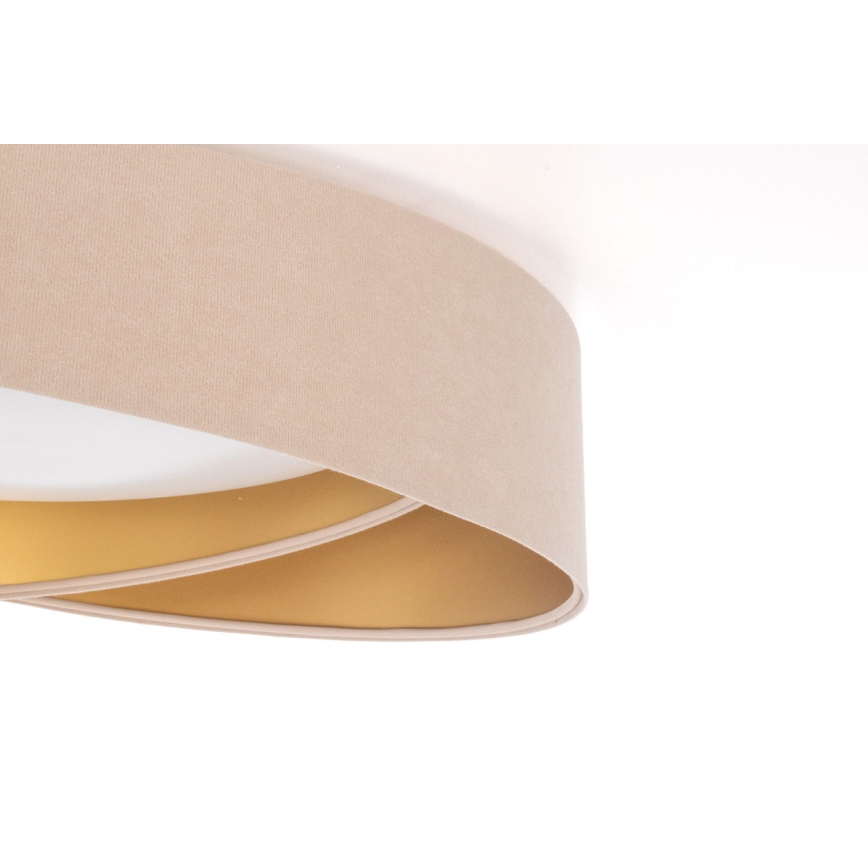 Dæmpbar LED-loftlampe SMART GALAXY MODERN LED/24W/230V 3000-6500K Ø 55 cm beige/guld + fjernbetjening