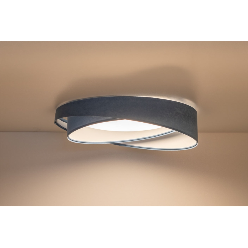 Dæmpbar LED-loftlampe SMART GALAXY MODERN LED/24W/230V 3000-6500K Ø 55 cm blå + fjernbetjening