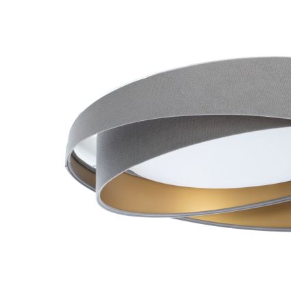 Dæmpbar LED-loftlampe SMART GALAXY MODERN LED/24W/230V 3000-6500K Ø 55 cm grå/guld + fjernbetjening