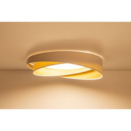 Dæmpbar LED-loftlampe SMART GALAXY MODERN LED/24W/230V 3000–6500K Ø 55 cm hvid/guld + fjernbetjening