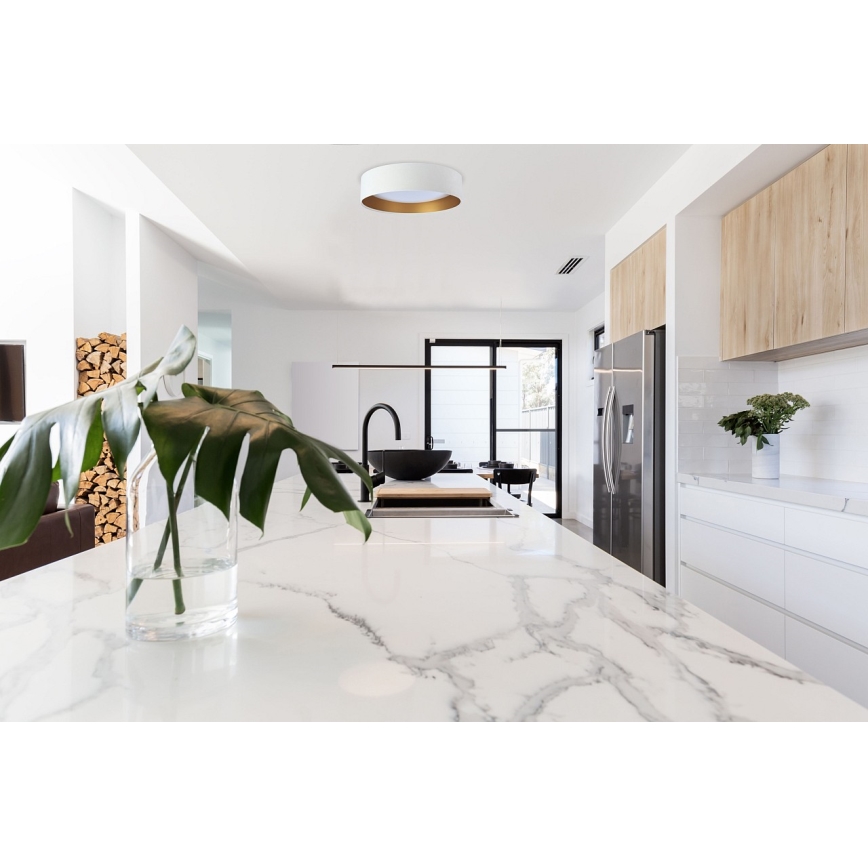 LED Dæmpbart loftlys SMART GALAXY LED/24W/230V Ø 44 cm hvid/guld 3000-6500K + fjernbetjening
