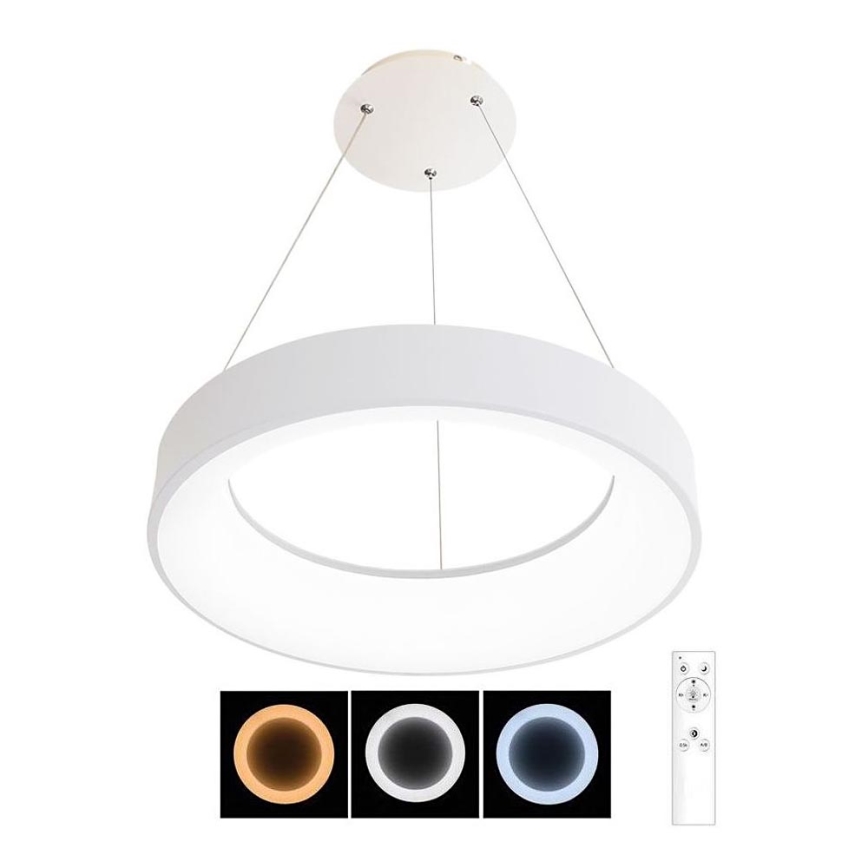 LED Dæmpbar loftslampe på kabel NEST LED/40W/230V 3000-6500K hvid + fjernbetjening