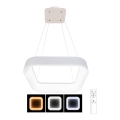 LED Dæmpbar loftslampe på kabel NEST LED/40W/230V 3000-6500K hvid + fjernbetjening