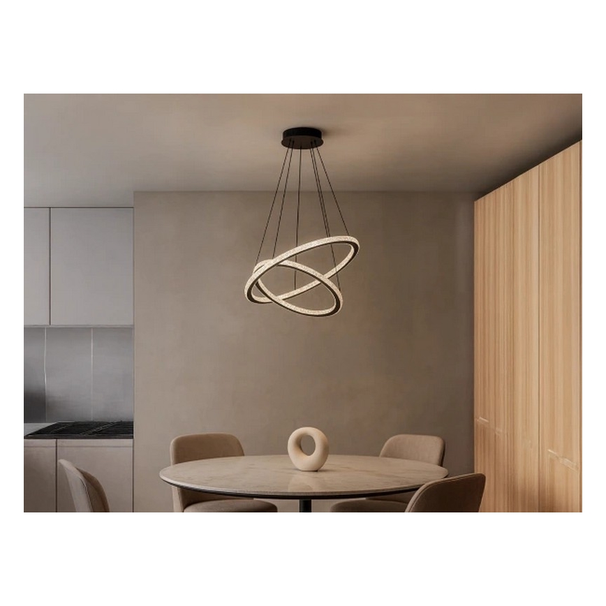 LED dæmpbar lysekrone på kabel LED/150W/230V 3000-6500K + fjernbetjening