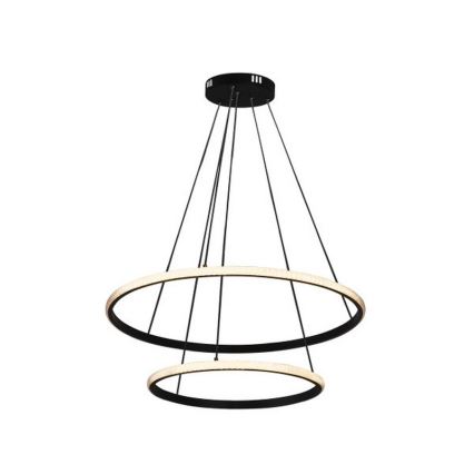 LED-dæmpbar pendel på wire LED/55W/230V 3000–6500K Ø 60 cm + fjernbetjening