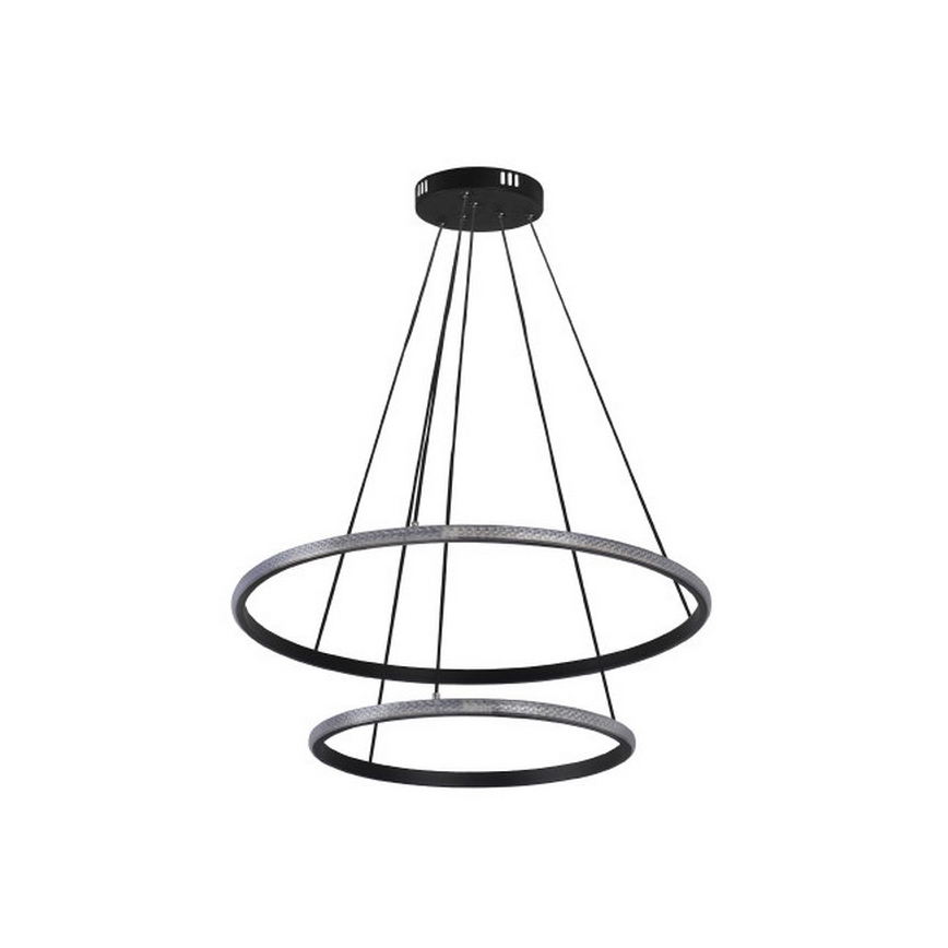 LED-dæmpbar pendel på wire LED/55W/230V 3000–6500K Ø 60 cm + fjernbetjening