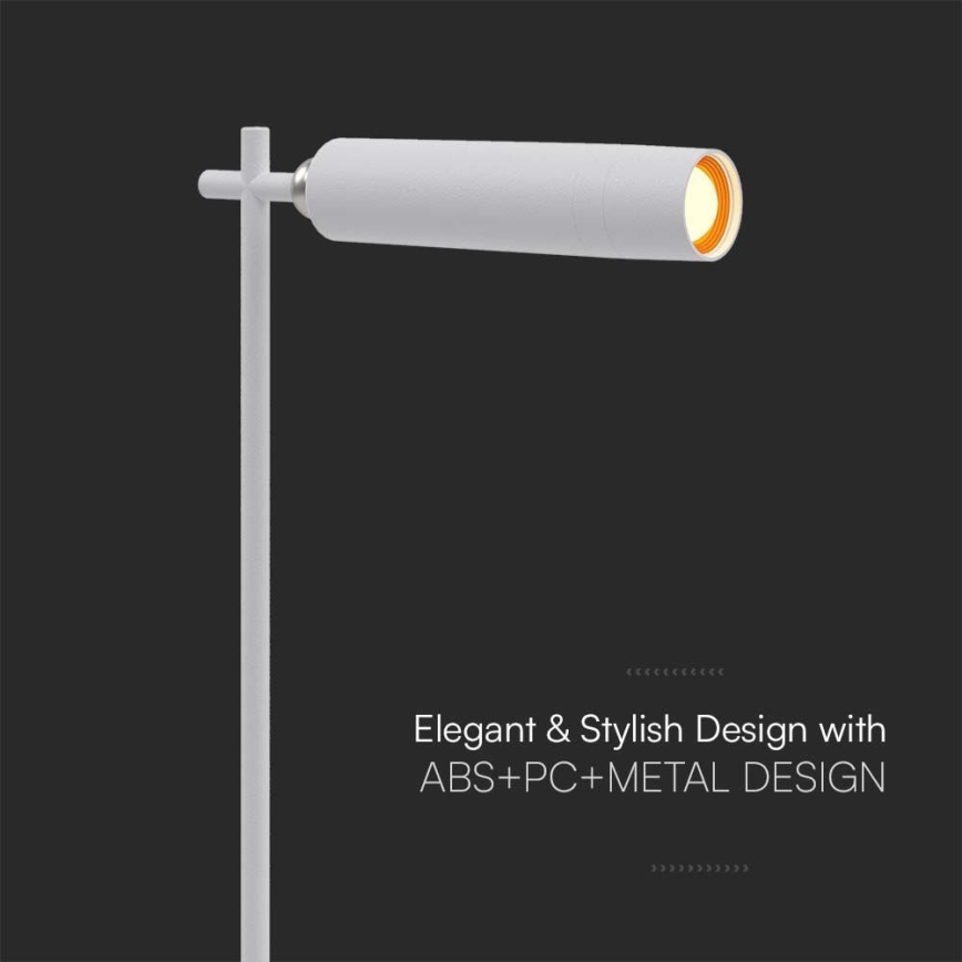 LED Dæmpbar magnetisk genopladelig bordlampe 3-i-1 LED/3W/5V 4000K 1500 mAh hvid