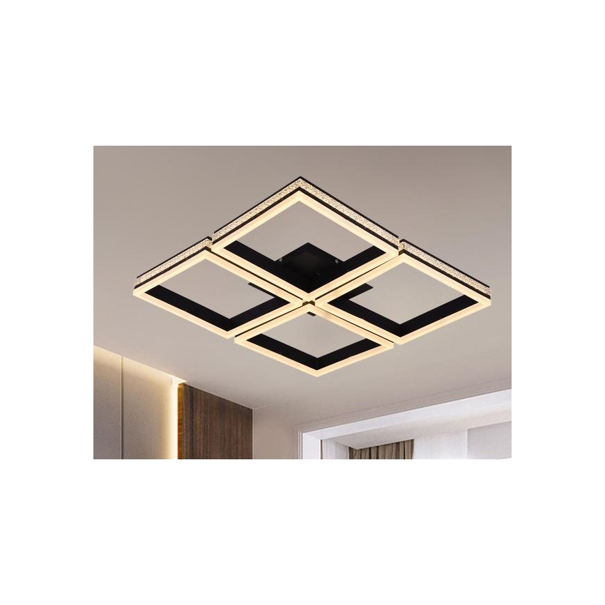 LED Dæmpbar overflademonteret loftarmatur LED/215W/230V 3000-6500K + fjernbetjening