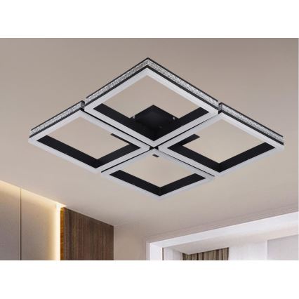 LED Dæmpbar overflademonteret loftarmatur LED/215W/230V 3000-6500K + fjernbetjening