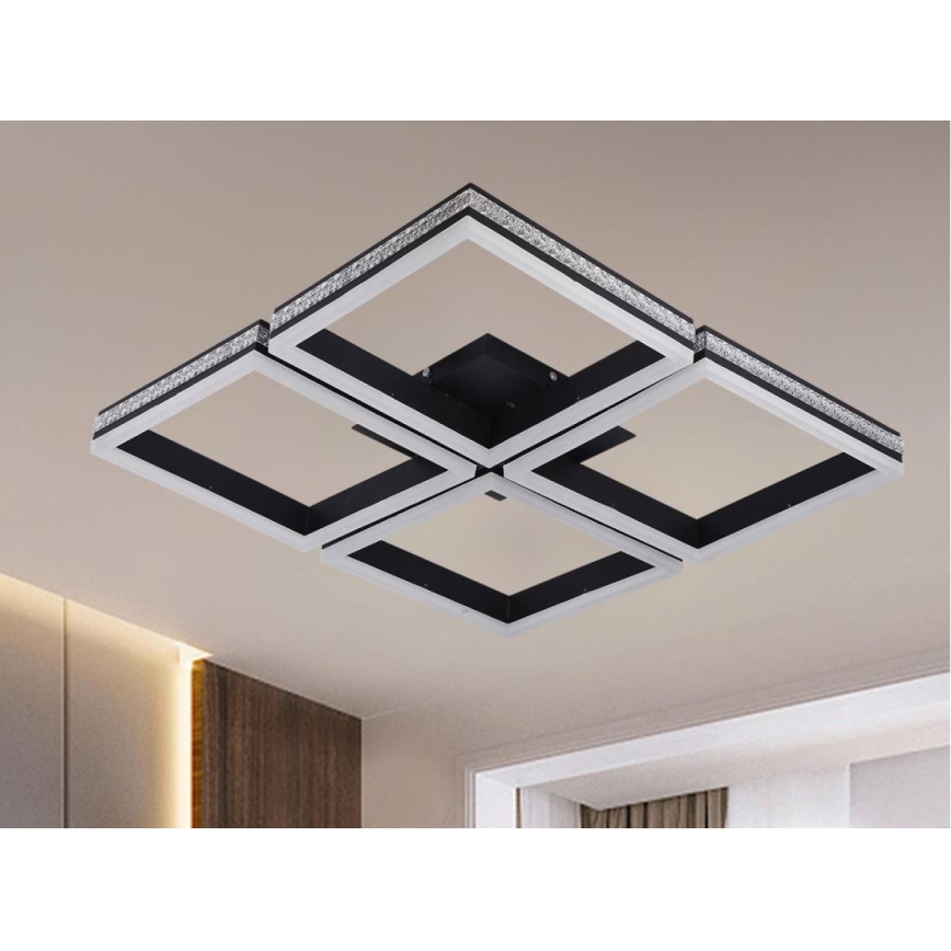 LED Dæmpbar overflademonteret loftarmatur LED/215W/230V 3000-6500K + fjernbetjening