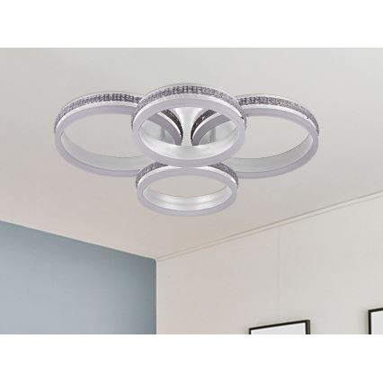 LED dæmpbar overflademonteret loftlampe LED/150W/230V 3000-6500K + fjernbetjening
