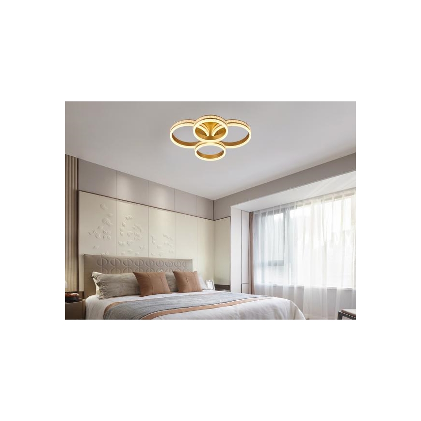 LED-dæmpbar overflademonteret lysekrone LED/150W/230V 3000–6500K + fjernbetjening