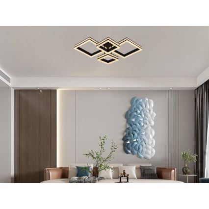 LED-dæmpbar overflademonteret lysekrone LED/175 W/230 V 3000–6500 K + fjernbetjening