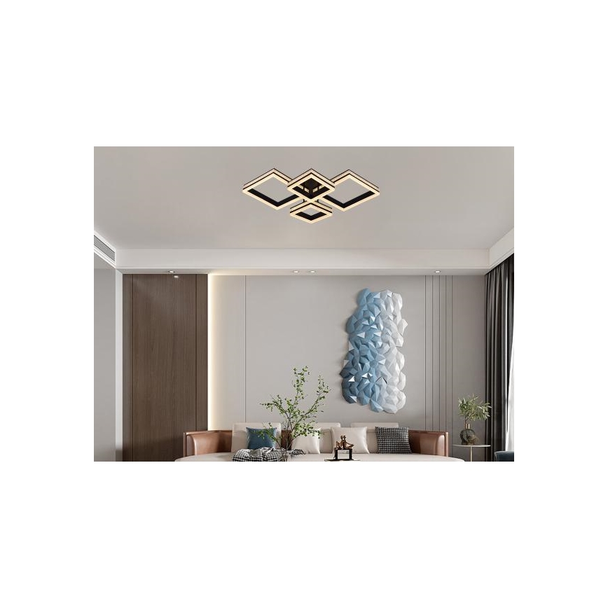 LED-dæmpbar overflademonteret lysekrone LED/175 W/230 V 3000–6500 K + fjernbetjening