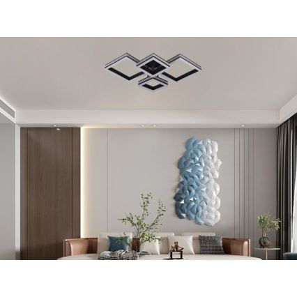 LED-dæmpbar overflademonteret lysekrone LED/175 W/230 V 3000–6500 K + fjernbetjening