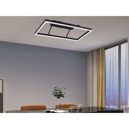 LED dæmpbar overflademonteret lysekrone LED/55W/230V 3000-6500K + fjernbetjening