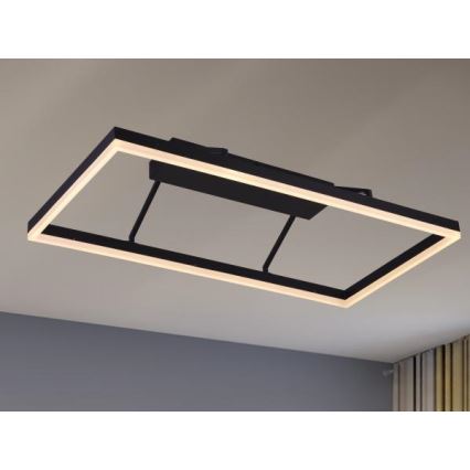 LED dæmpbar overflademonteret lysekrone LED/55W/230V 3000-6500K + fjernbetjening
