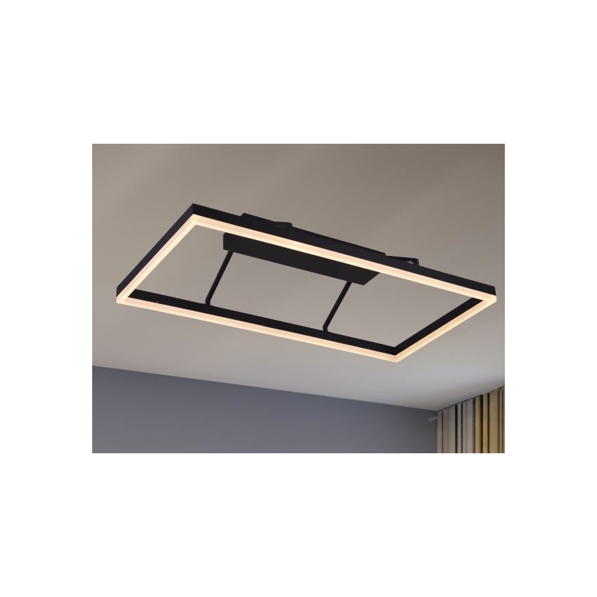 LED dæmpbar overflademonteret lysekrone LED/55W/230V 3000-6500K + fjernbetjening