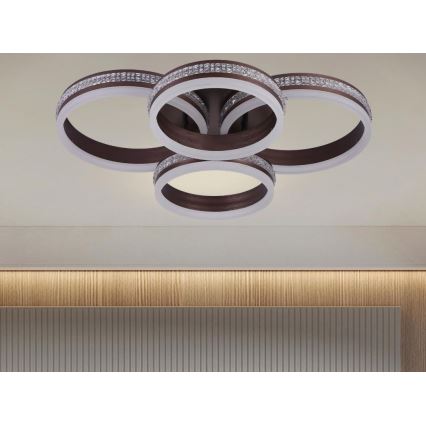 LED dæmpbar påbygget lysekrone LED/150W/230V 3000-6500K + fjernbetjening